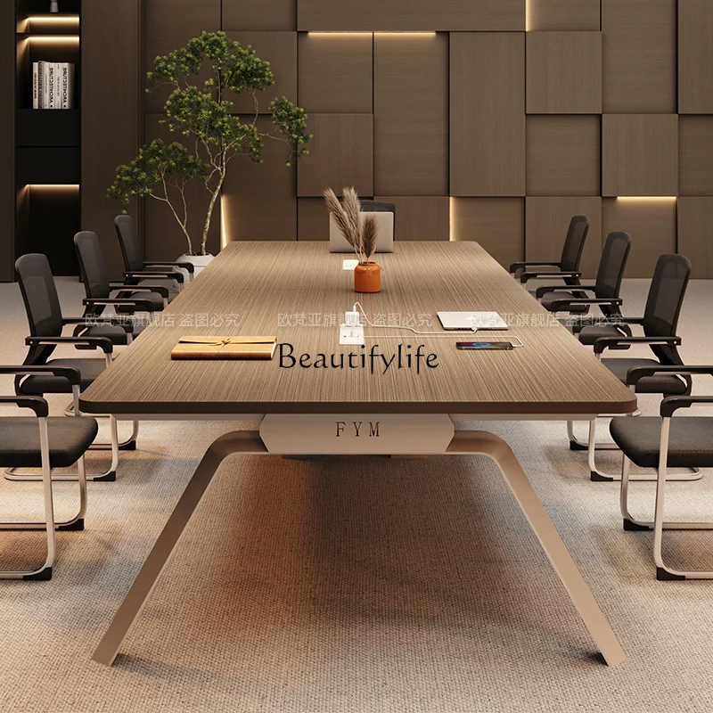 

Conference desk Simple modern business negotiation Office furniture Training table