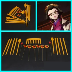 19 pz/set Daki Cosplay Kanzashi Tornante Clip di Capelli Giapponese Kabuki Dress Up Kimono Tornante