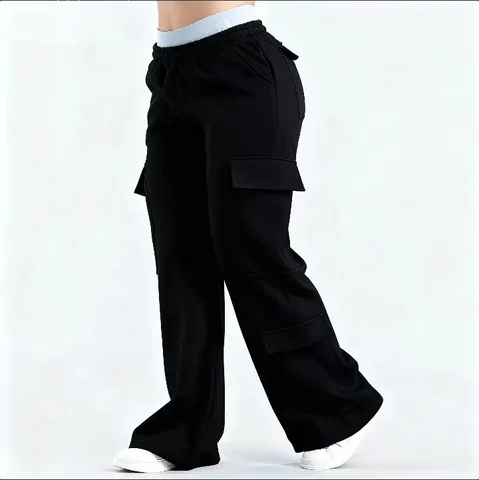 Pantalon Femme весна-лето с карманами универсальные повседневные индивидуальные брюки женские прямые повседневные однотонные брюки