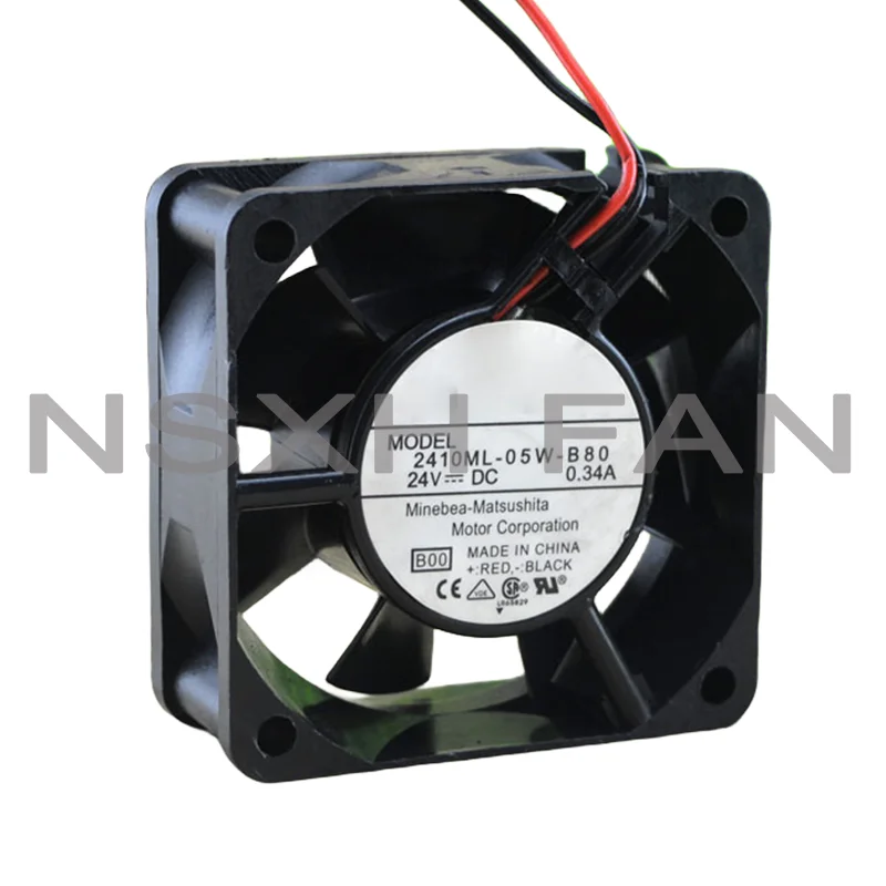 Ventilador do inversor, 6 cm, 24V, 0.34A, 2410ML-05W-B80, 6025