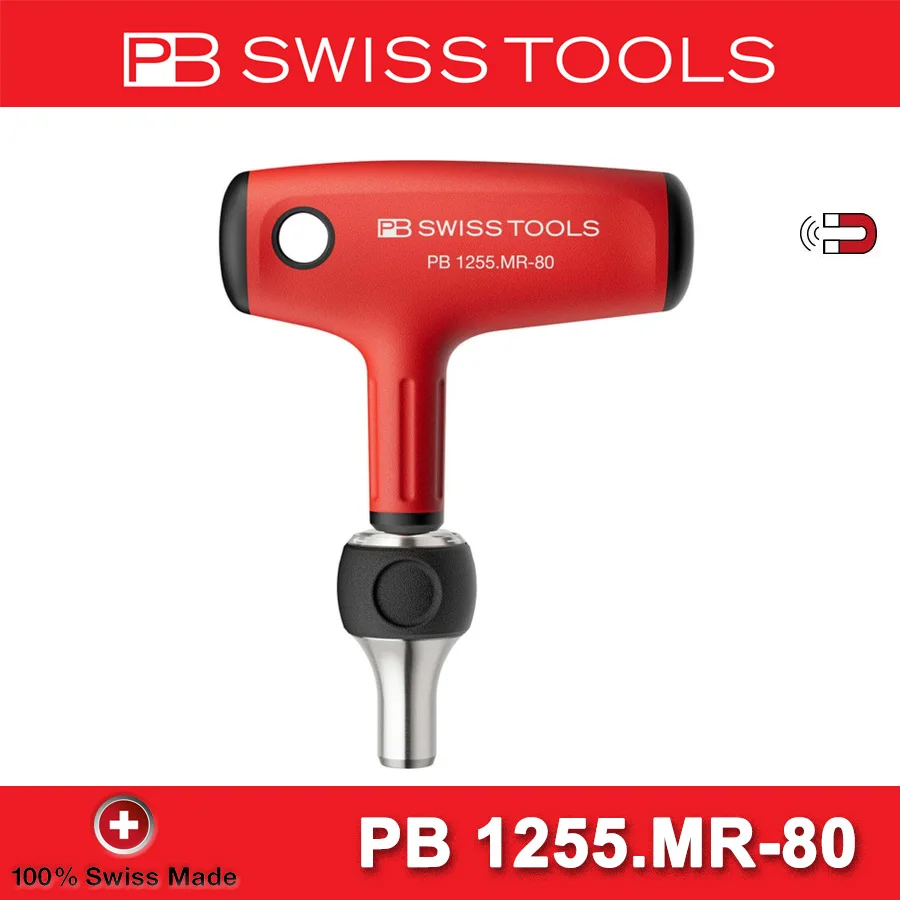 PB SWISS Tools Ratchet Screwdriver Strong Magnetic for C6 and E6 1/4