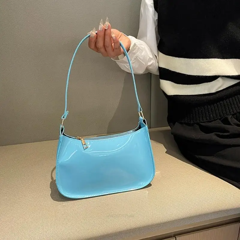 

X5XA Summer Bag Elegant PU Leather Clutch Purse Satchel Evening Handbags Shoulder Bag for Women