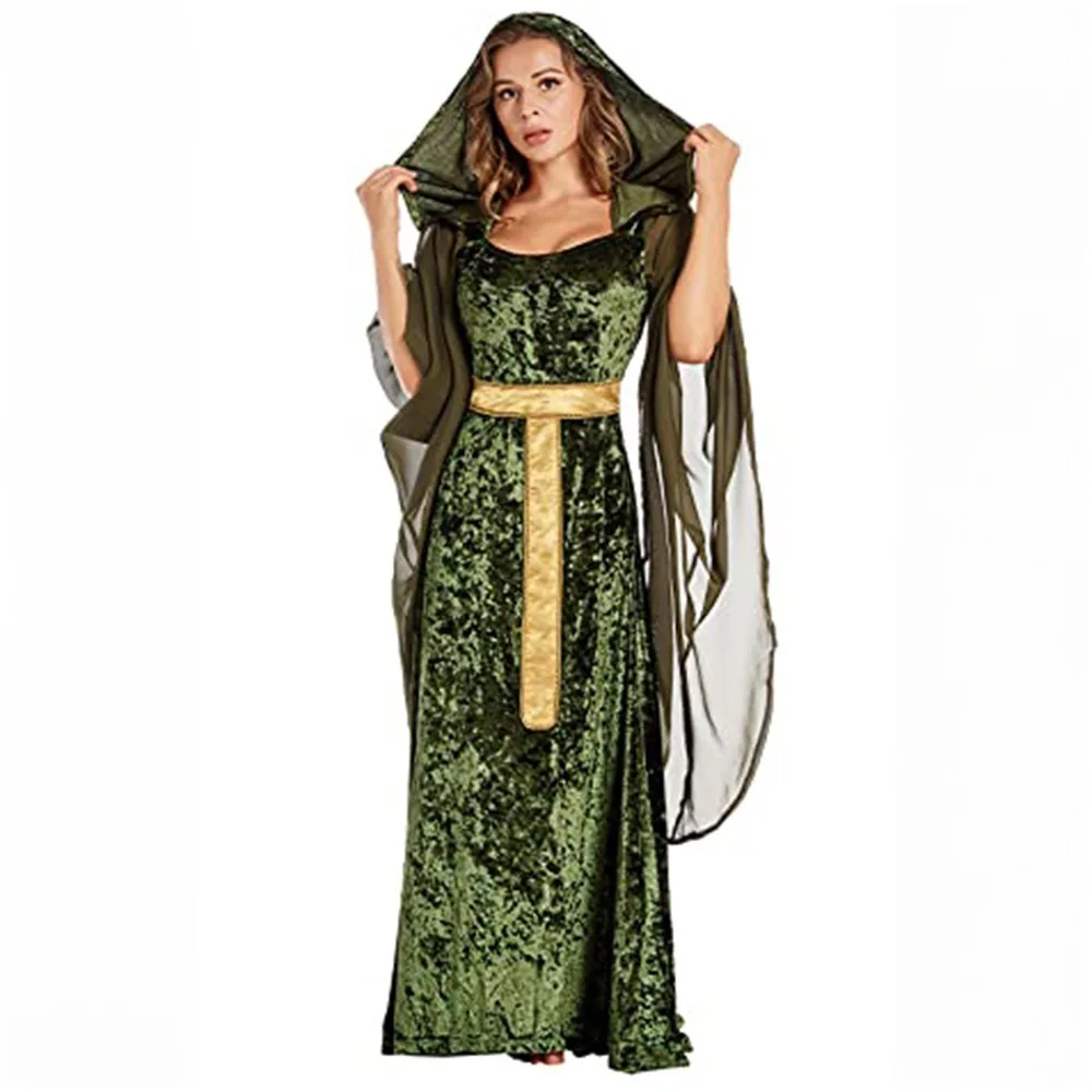 

Halloween Cosplay Costume Retro Women's Pirate Costume Festival Medieval Stage Costume