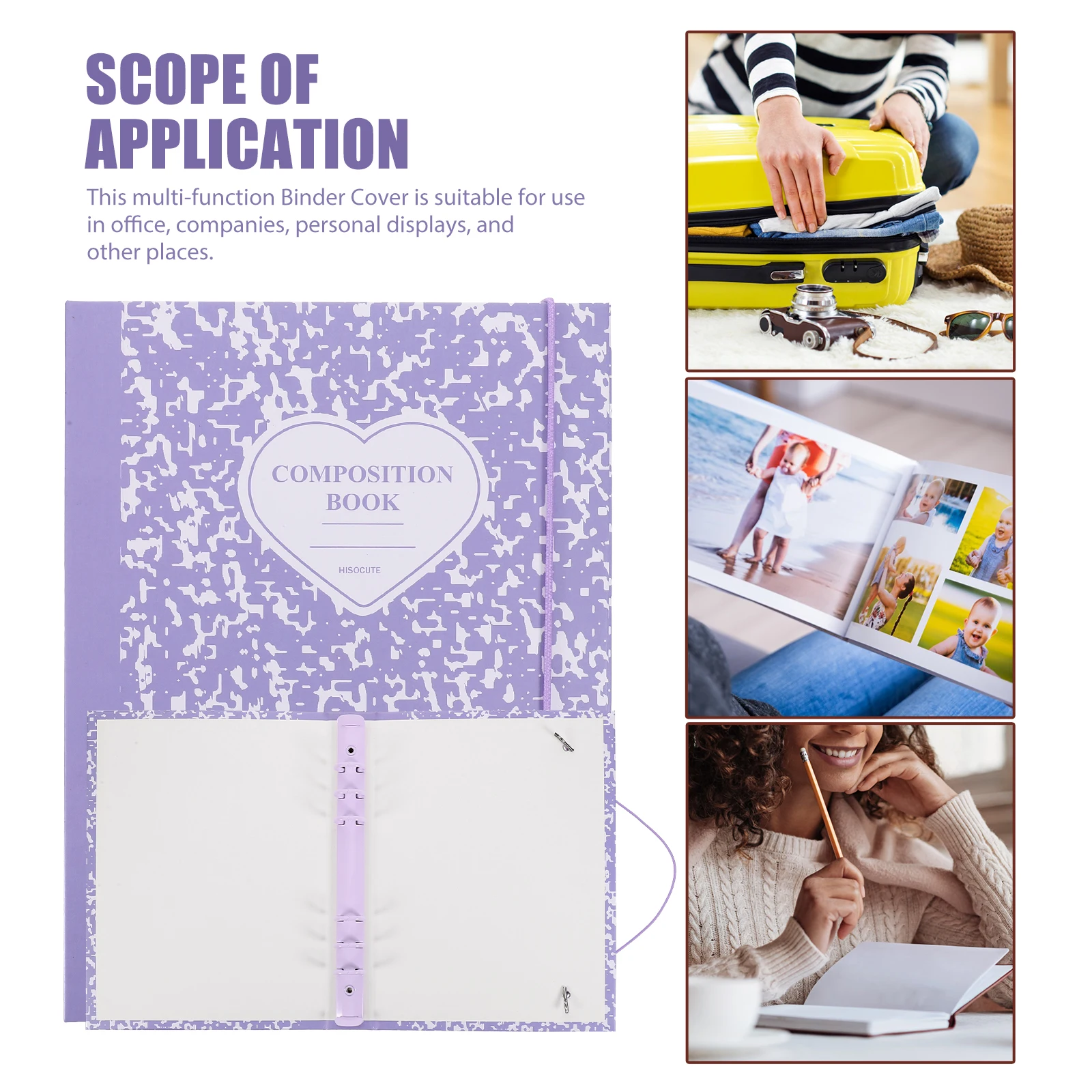 

Stable Material A5 Binder Cover For Photo Album Storage Perfect Craftsmanship Document Organizer