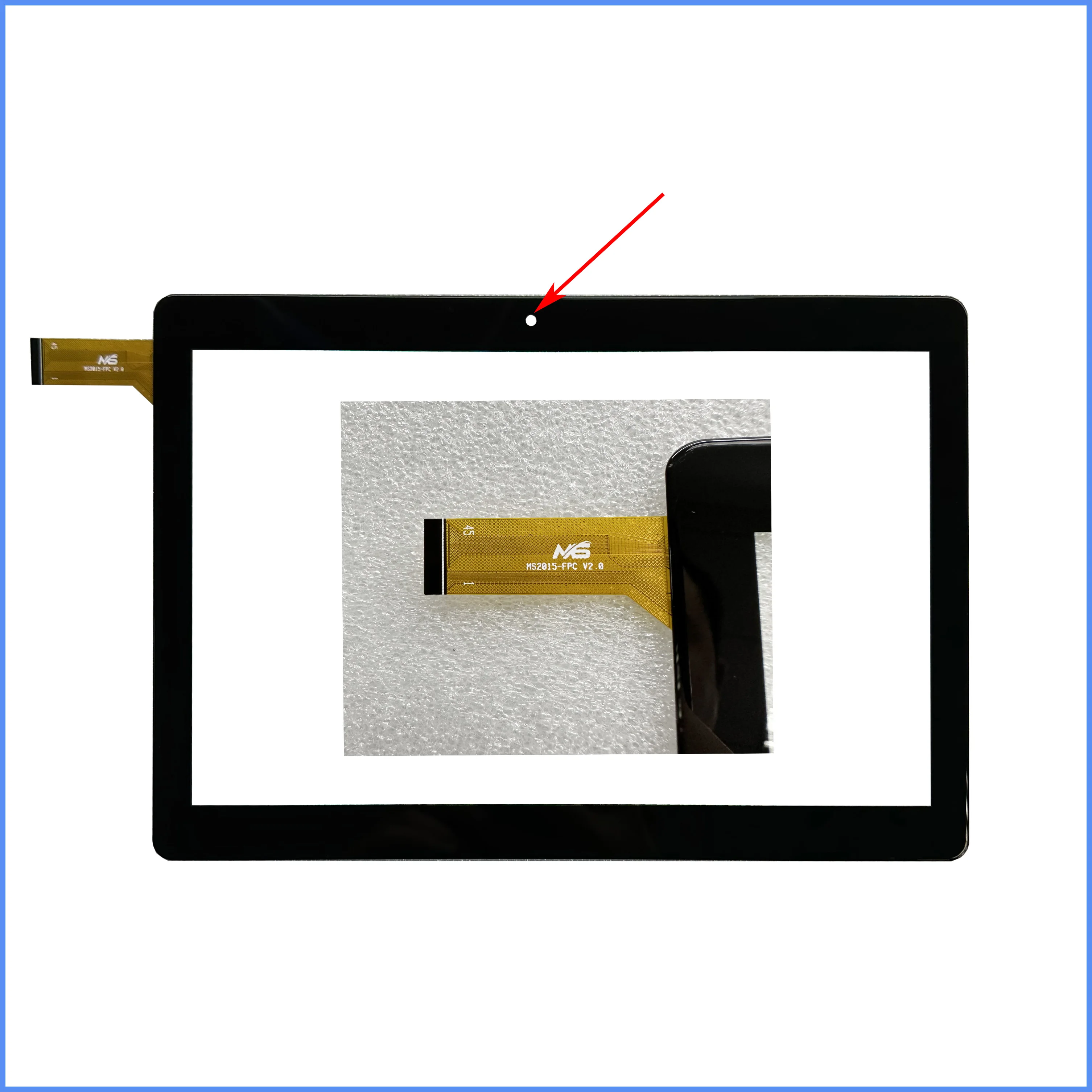 

New Touch 10.1 inch P/N MS2015-FPC V2.0 Tablet Repair Capacitive Digitizer Touch Panel Sensor MS2015 -FPC Touch Screen