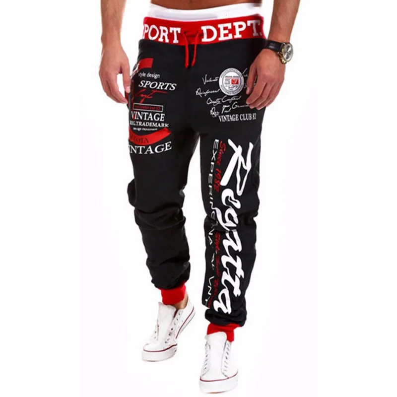 

2024 New Men Jogging Long Pants Autumn and Winter Mens Fleece Hip Hop Sweatpants Soft Sports Pants Jogging Pant