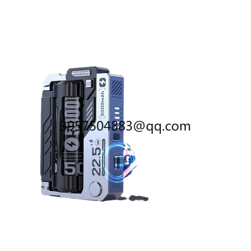

5000mAh Fast Charging Detachable Mobile Power Bank LED Display Portable Magazine Battery USB