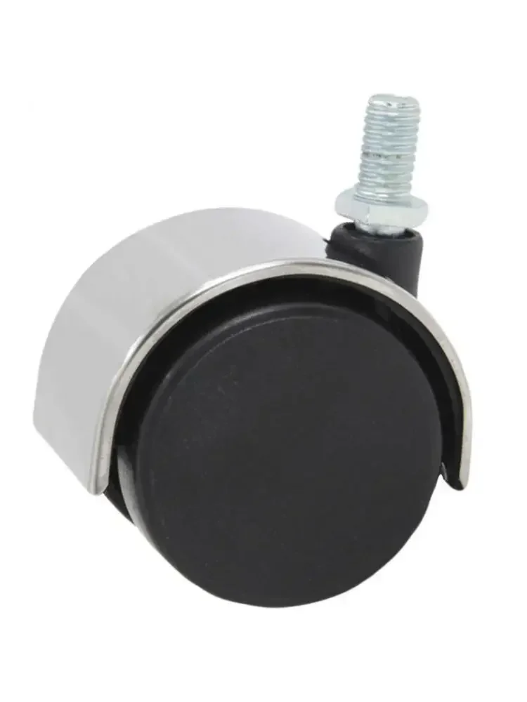 4 Pcs/Lot Stainless Steel 2-inch Swivel Chair Wheel Universal Office Caster Computer Slide Super