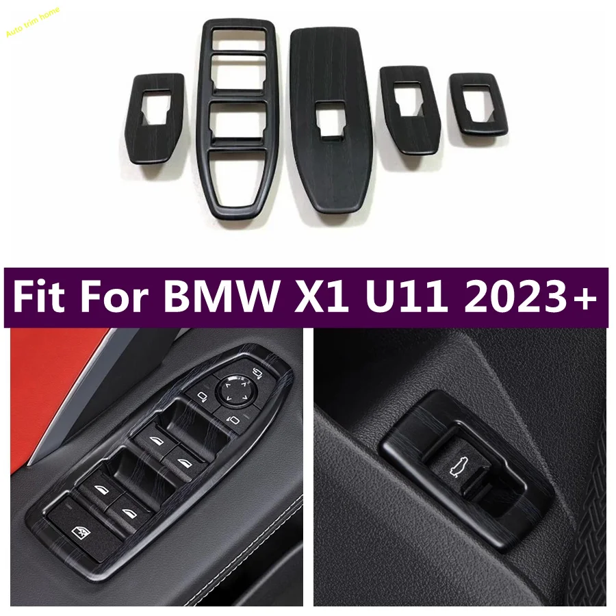 

Armrest Window Glass Rise Lift Down Control Switch Door Lock Decor Panel Cover Trim Fit For BMW X1 U11 2023 2024 Car Accessories