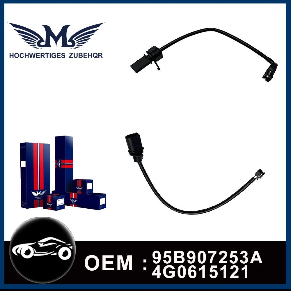 

M Brand Front + Rear Disc Brake Pad Wear Sensor 95B907253A 4G0615121 for PORSCHE Macan 95B SUV Brake Induction Wire Replacement