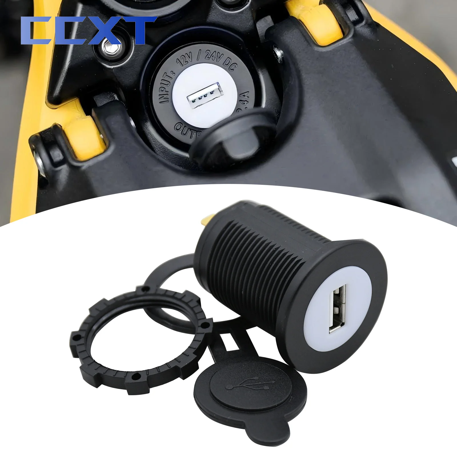 

Electric Motorcycle ABS Plastic USB Interface 5V 2.4A For Surron Sur Ron Sur-Ron Light Bee X & Light Bee S Dirt Bike Universal