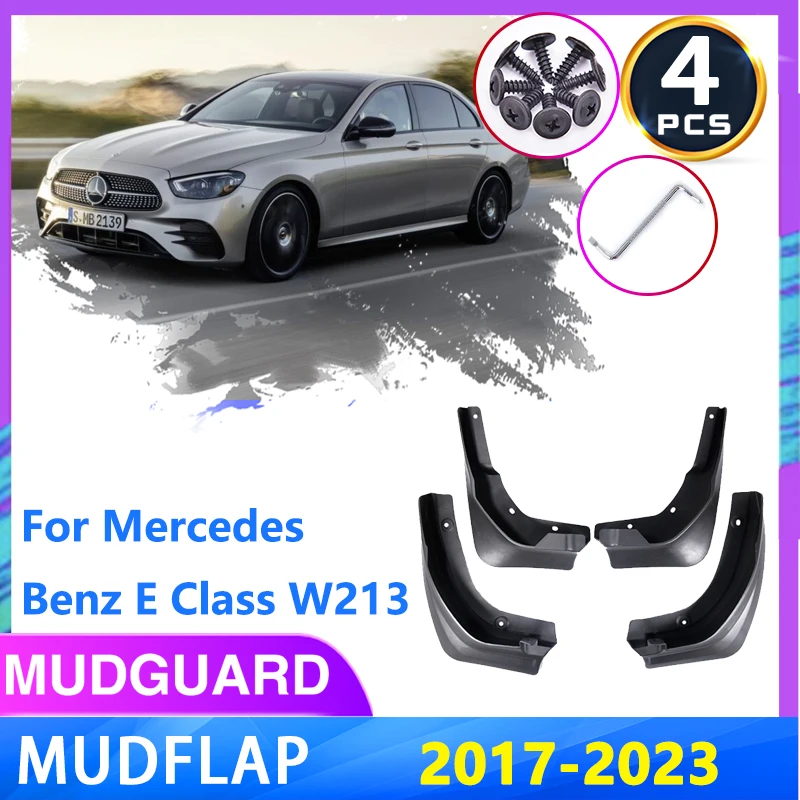 

Car Mudguards For Mercedes Benz E Class W213 2017~2023 Mudflap Fender Mud Flaps Guard Splash Front Rear Wheel Auto Accessories