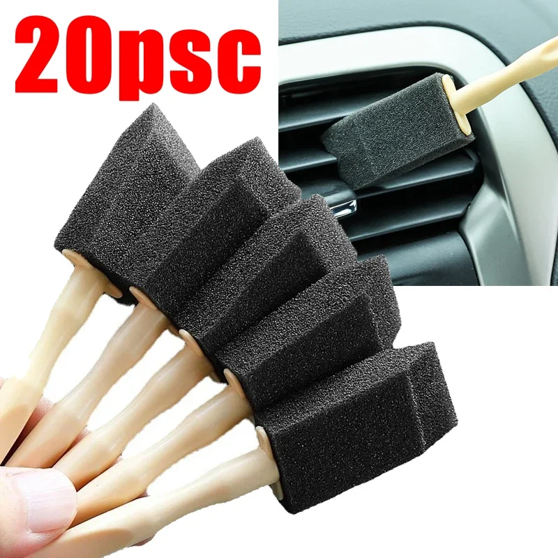 

Car Air Conditioner Vent Cleaner Cleaning Brush Detailing Scrub Brush Outlet Wash Duster Dust Removal Auto Interior Clean Tool