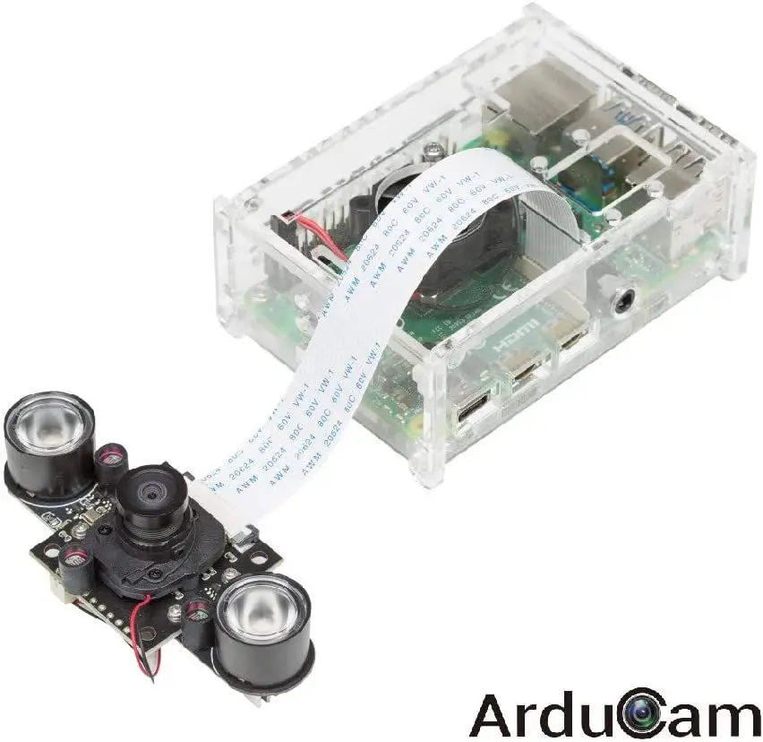 

Arducam for Raspberry Pi NOIR 5MP OV5647 Camera Module Motorized IR-CUT Filter for Daylight and Night vision Support Pi 4 Zero P