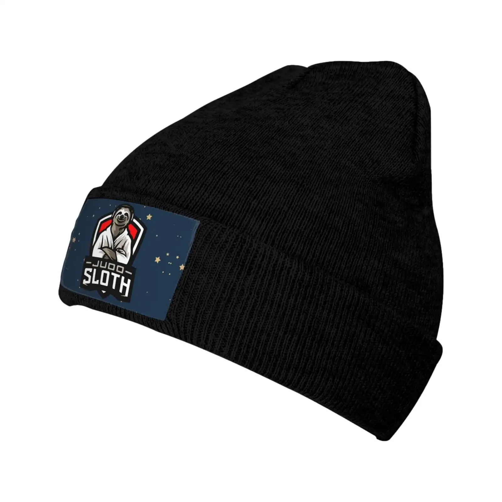Judo Sloth Gaming Unisex Adult Knit Beanie For Men Women Warm Snug Hat Cap Knitted Hat