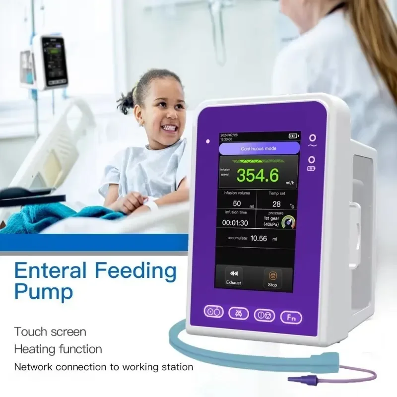 Medical nutrition pump, 5-inch large screen enteral feeding pump, suitable for hospitals and clinics.