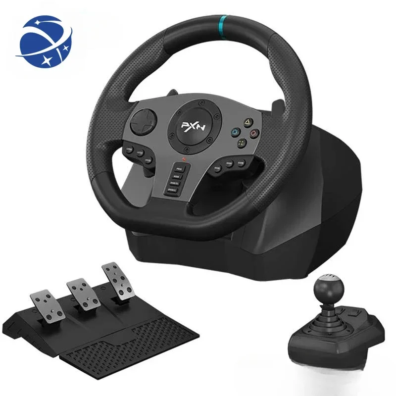 

YYHC Gaming Wheel PXN V9 Volante PC Gaming Racing Wheel for PS4/PS3/Xbox One/Android TV/Nintendo Switch/Xbox Series S/X