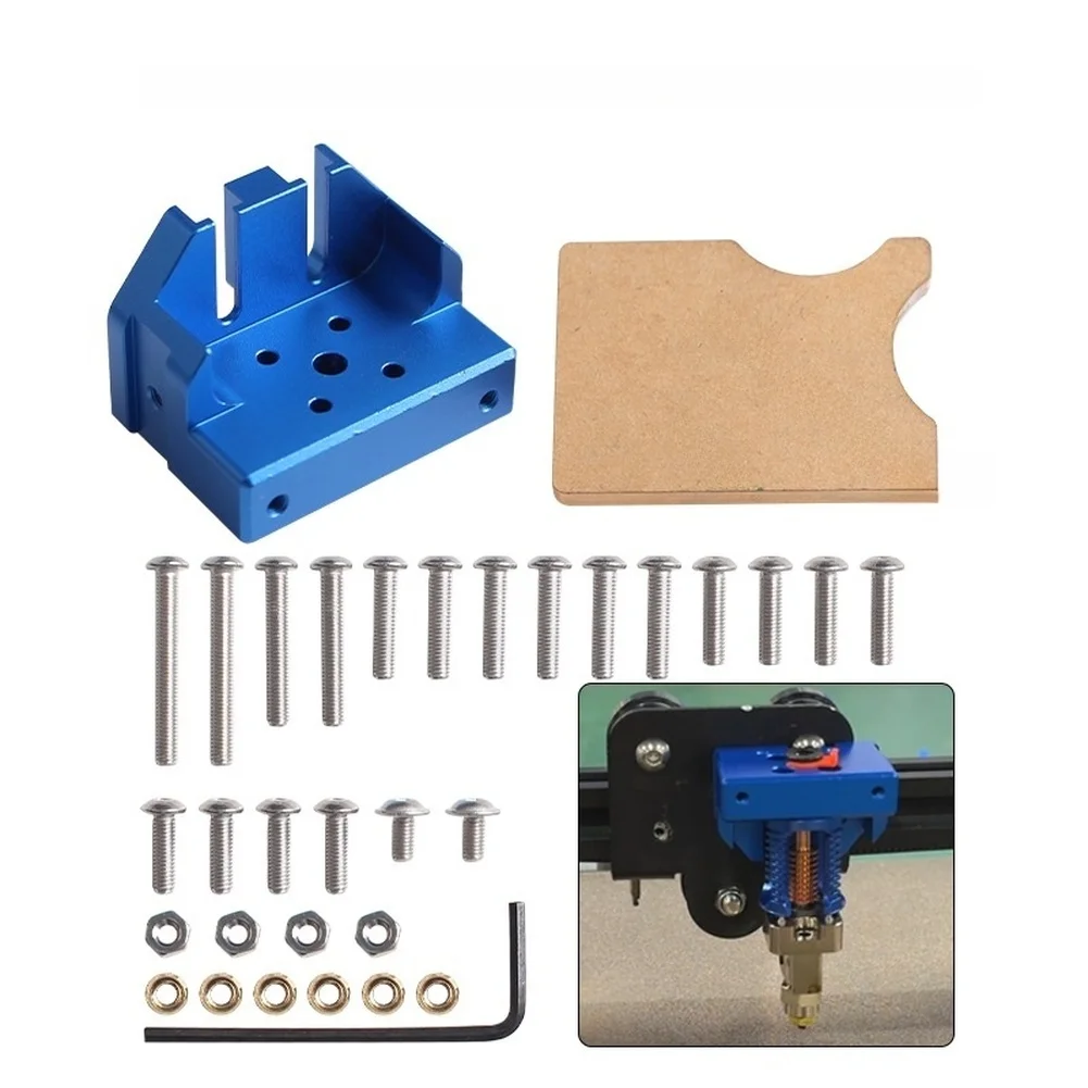 

V6 Hot End Bracket for 3 5 CR-10 Series 3D Printers with Stainless Steel Fasteners and Optimized Thermal Management