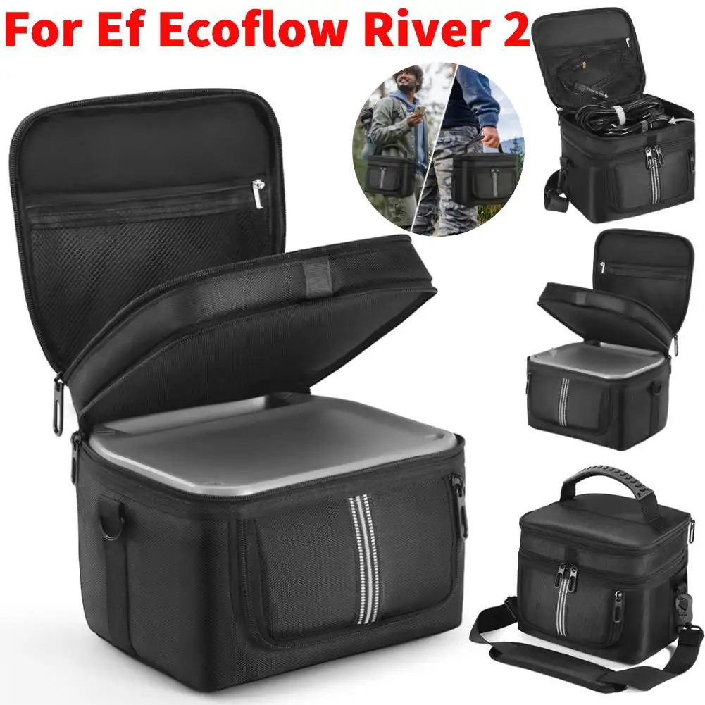 

Carrying Case for Ef Ecoflow River 2 Power Station Storage Bag Protective Travel Case Anti-drop Protective Cover Waterproof Bag