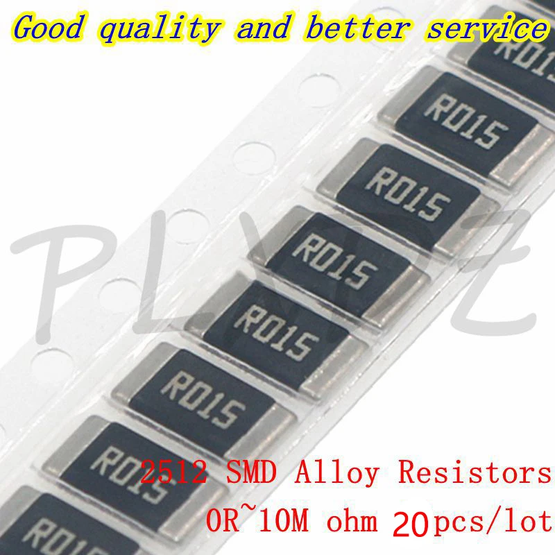 20Pcs 2512 1% Smd A…