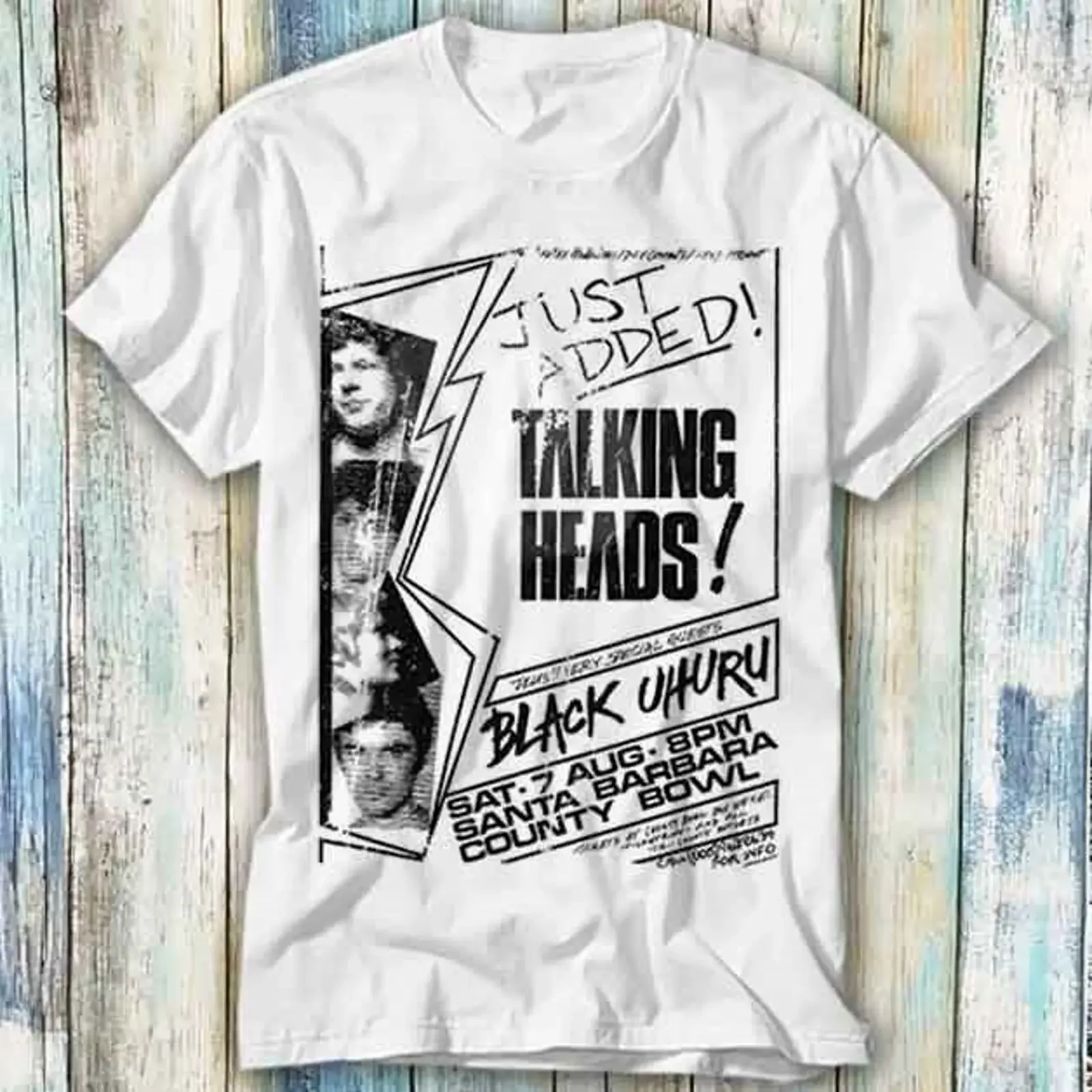 T Shirt Talking Heads Just Added exklusives Vinyl Meme Geschenk Top 721 vintage Washed Comfortable Soft Top For Everyday Wear