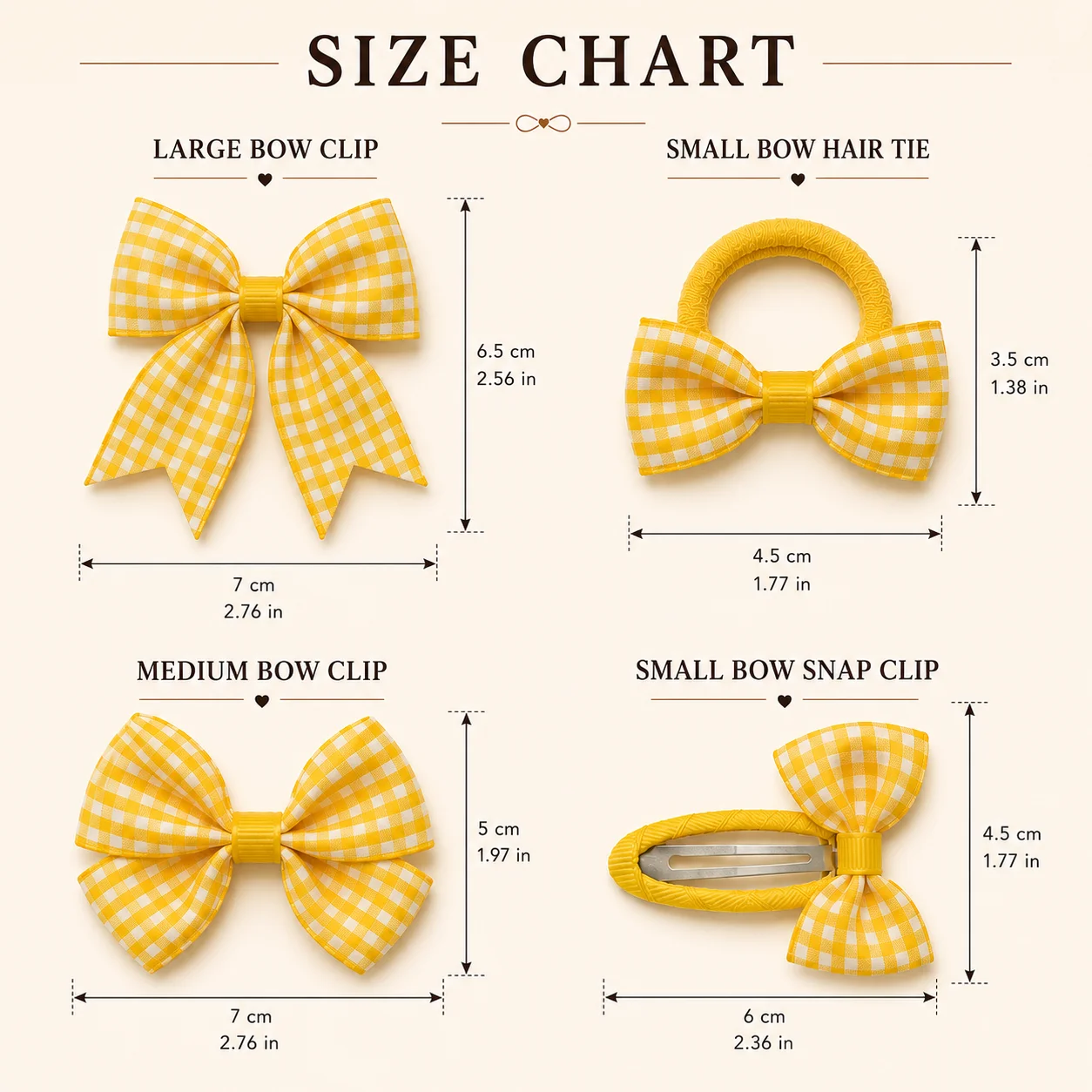 8Pcs Checkered Bow Hair Clips Set for Kids Girls Snap Clips BB Clips Ponytail Holders Back to School Student Hair Accessories Gi view 3