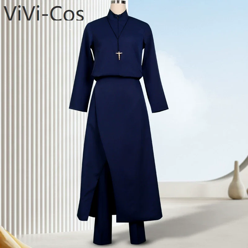 The White Holy Woman and the Black Priest Lawrence cosplay costume Cos Game Anime Party Uniform Hallowen Play Role clothes