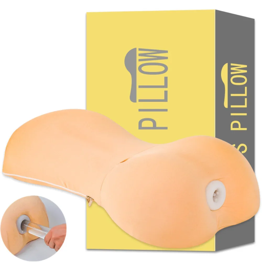 Sex Pillow With Masturbation Cup Sex Toys For Men Carry Deep Hole Device Male Mastuburator BDSM Furnitures Sexy Toys For Man Gay