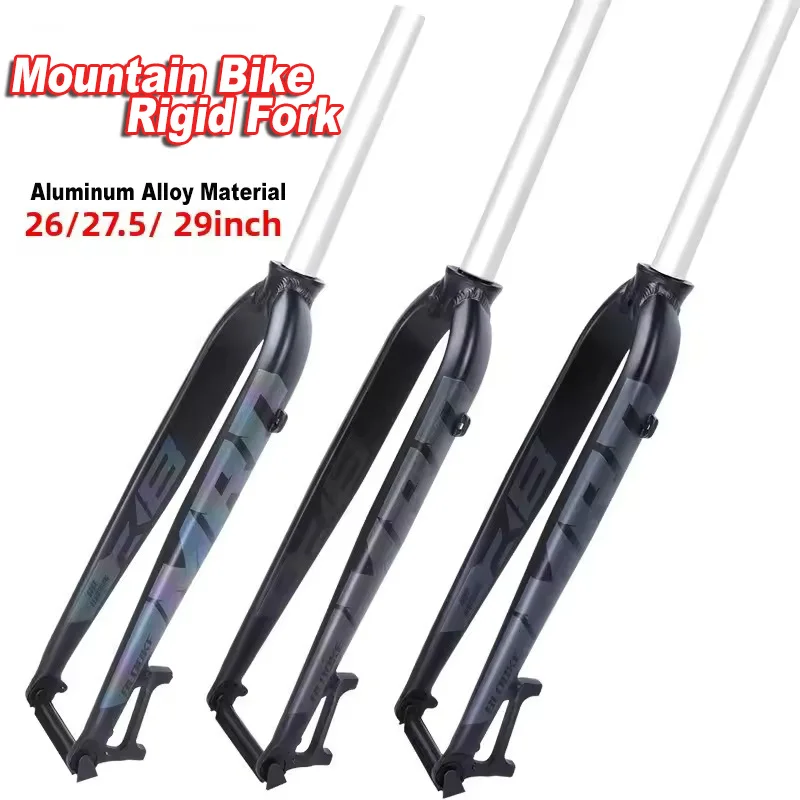 

​BLOOKE Ultralight MTB Rigid Fork 26/27.5/29" Aluminum Alloy Disc Brake Straight Steerer Matte Finish for Mountain Bike