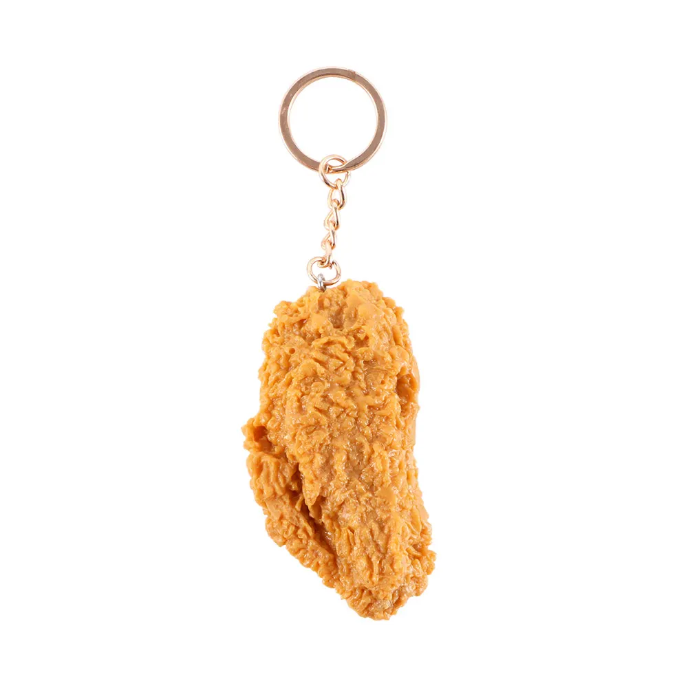 Nuggets Fried Chicken Legs Fried Chicken Around Fried Chicken Imitation Food Keychains Food Pendant Key Chains Key Rings