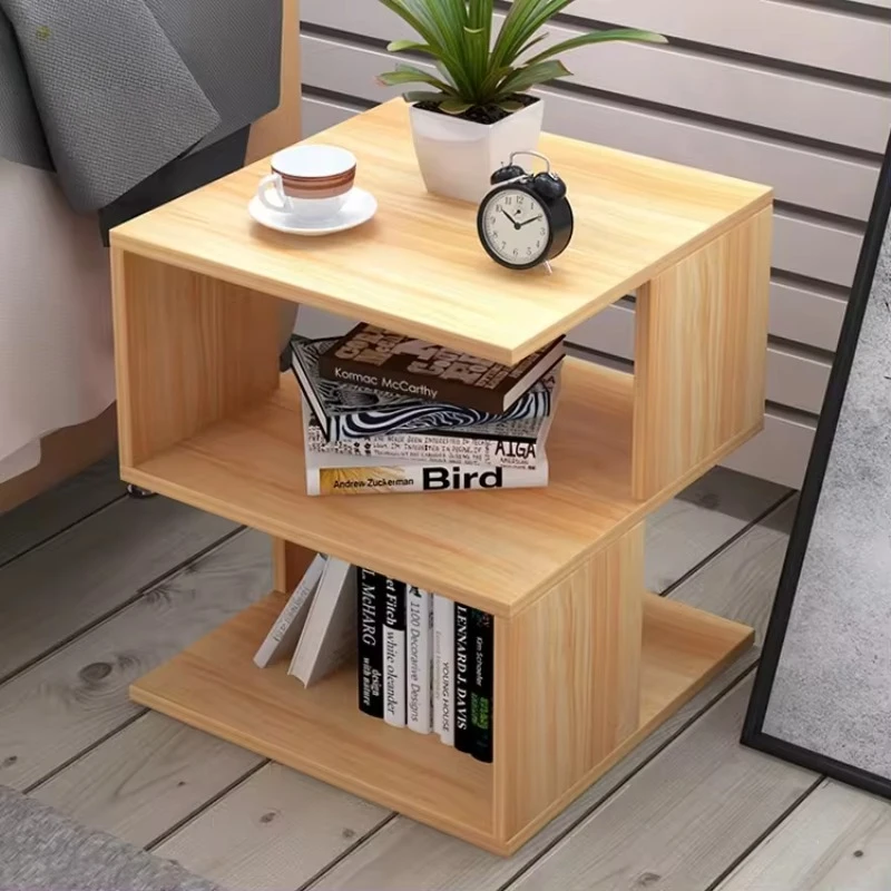 Modern Wooden Bed Night Stand Bed Side Storage Cabinet Nightstand