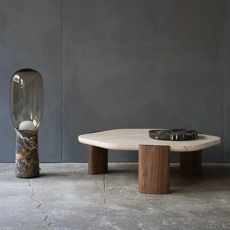 

Marble Coffee Bedroom Nordic Design Standing Unique Aesthetic Basse Home Decoration