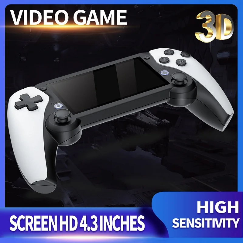 New M25 Open Source Handheld Games Television Hdmi Dual Wireless Controller Portable Ps1 Game 4.3inches Handheld Game Players