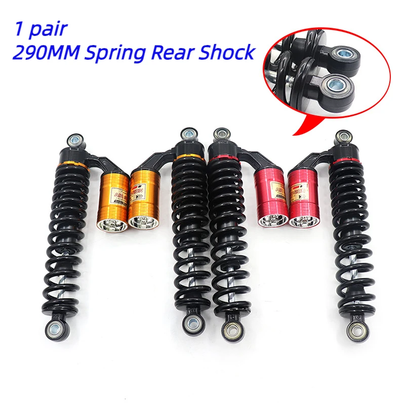 

1 pair 290MM Spring Rear Shock Absorber With Decorative Airbag Rear Damping For Citycoco Modified Accessories parts