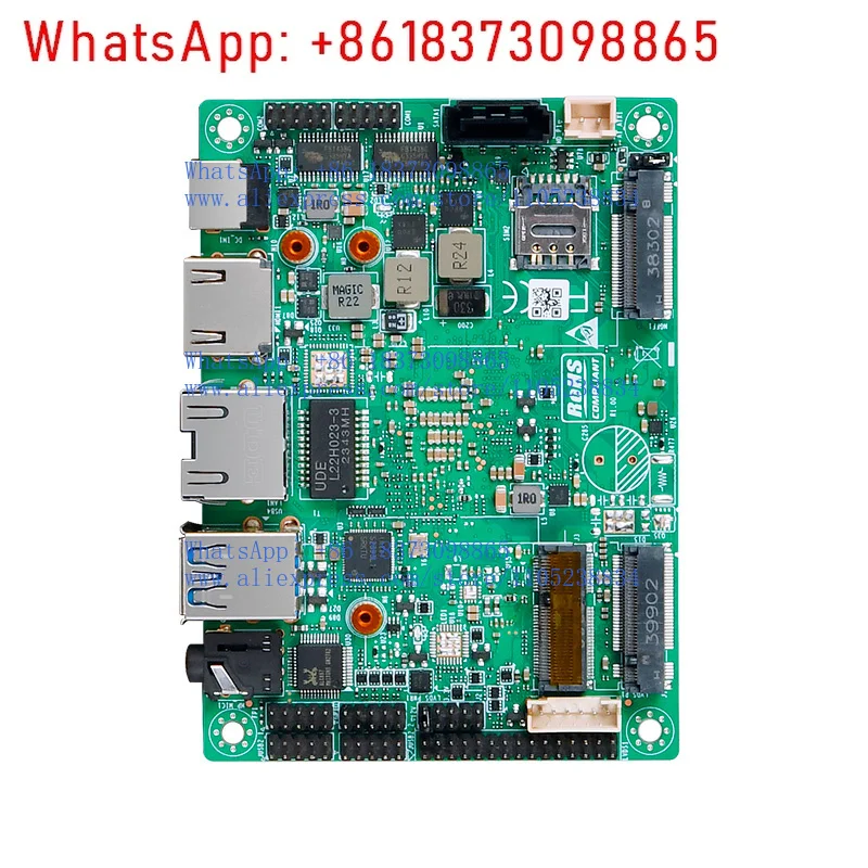 N100 N305 main board Alder Lake-N DDR5 2 * Com LVDS Linux X86 POE 100x72mm Embedded PC Mini main board 16GB RAM n150