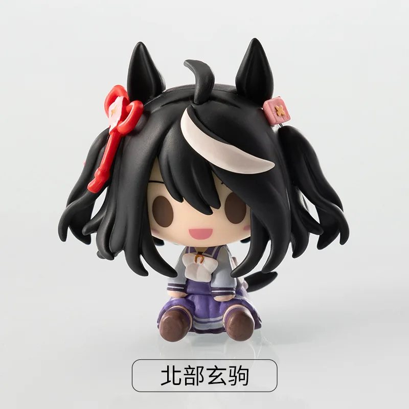 أنيمي عمل الشكل 4 قطعة جميلة ديربي Kawaii دمية نموذج توكاي تيو الذهب السفينة Q-النسخة تزيين مُثبت لعبة دمية الأطفال هدية