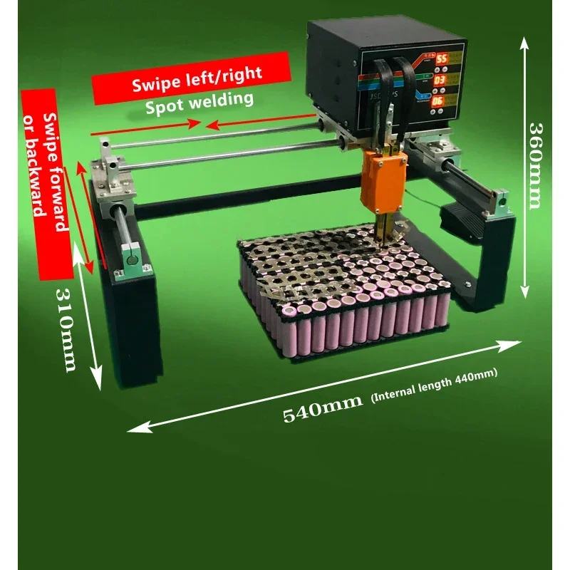 3Kw High-Power Portable Spot Welding Machine Lithium Battery Welding Tool 110V 220V Pulse Spot Welding Lithium Battery Pack