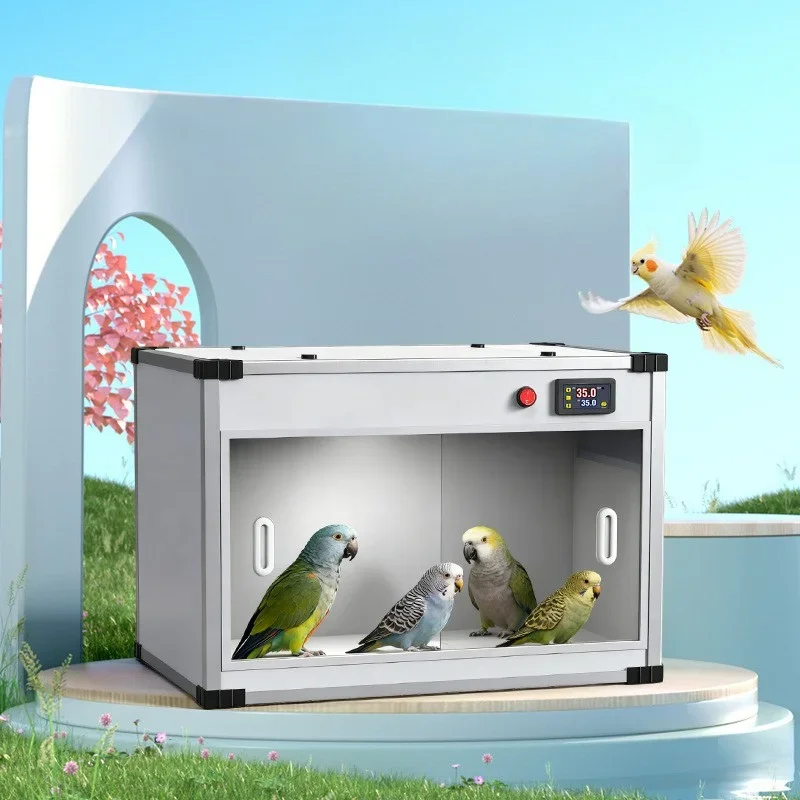 Parrot Incubator Warm Brood Insulation Lightweight Luxury Rectangle Shape Pet Baby Bird Chick 0 Days All Seasons Raising Chicks