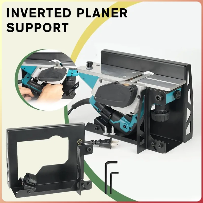 Woodworking Inverted Electric Planner Support Woodworking Planing Support Electric Planer Flip Support Professional Shelf