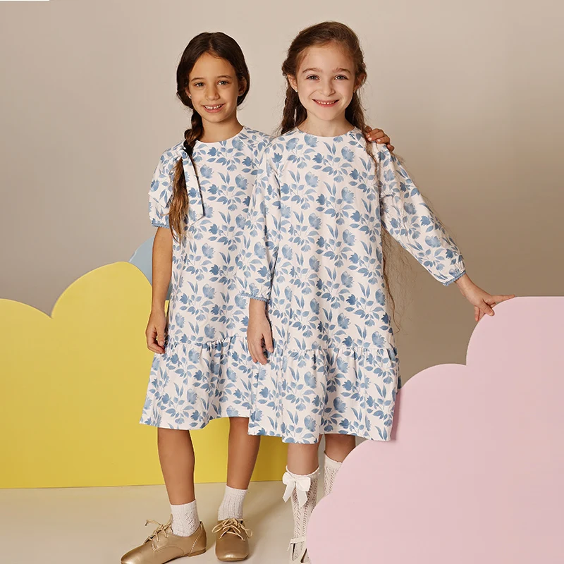 AA SS25 - Zomer kinderkleding Elegante blauwe Shabbos-collectie met overhemd Broeken Overalls Romper en lintopties