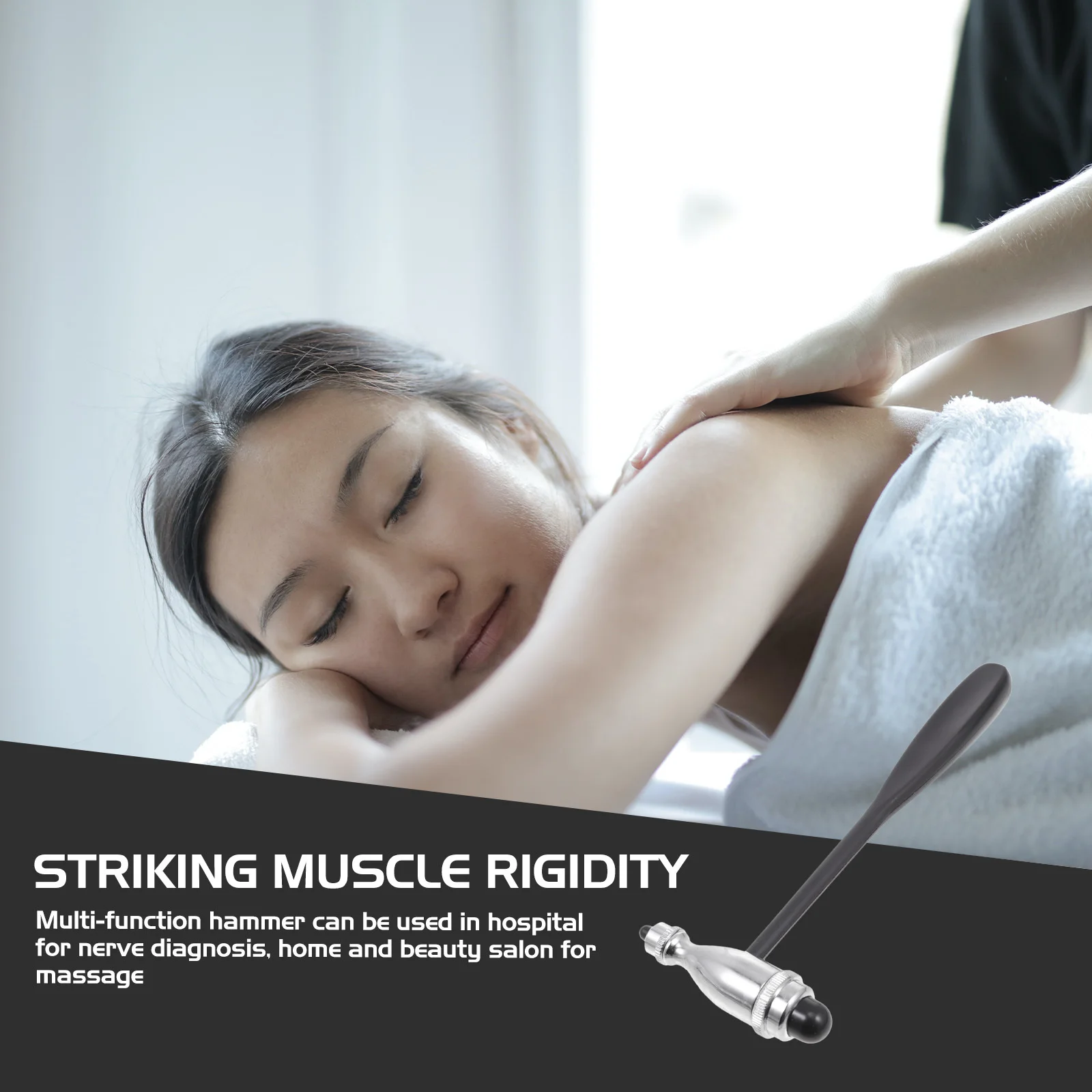 1개 신경 진단 망치 아연 합금 양면 반사 검사 도구 병원 가정용 교육 장비