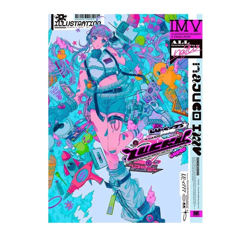 

Портфолио LUCKY Najuco: Создание иллюстраций и визуальные книги в стиле Vaporwave, оригинальное японское искусство