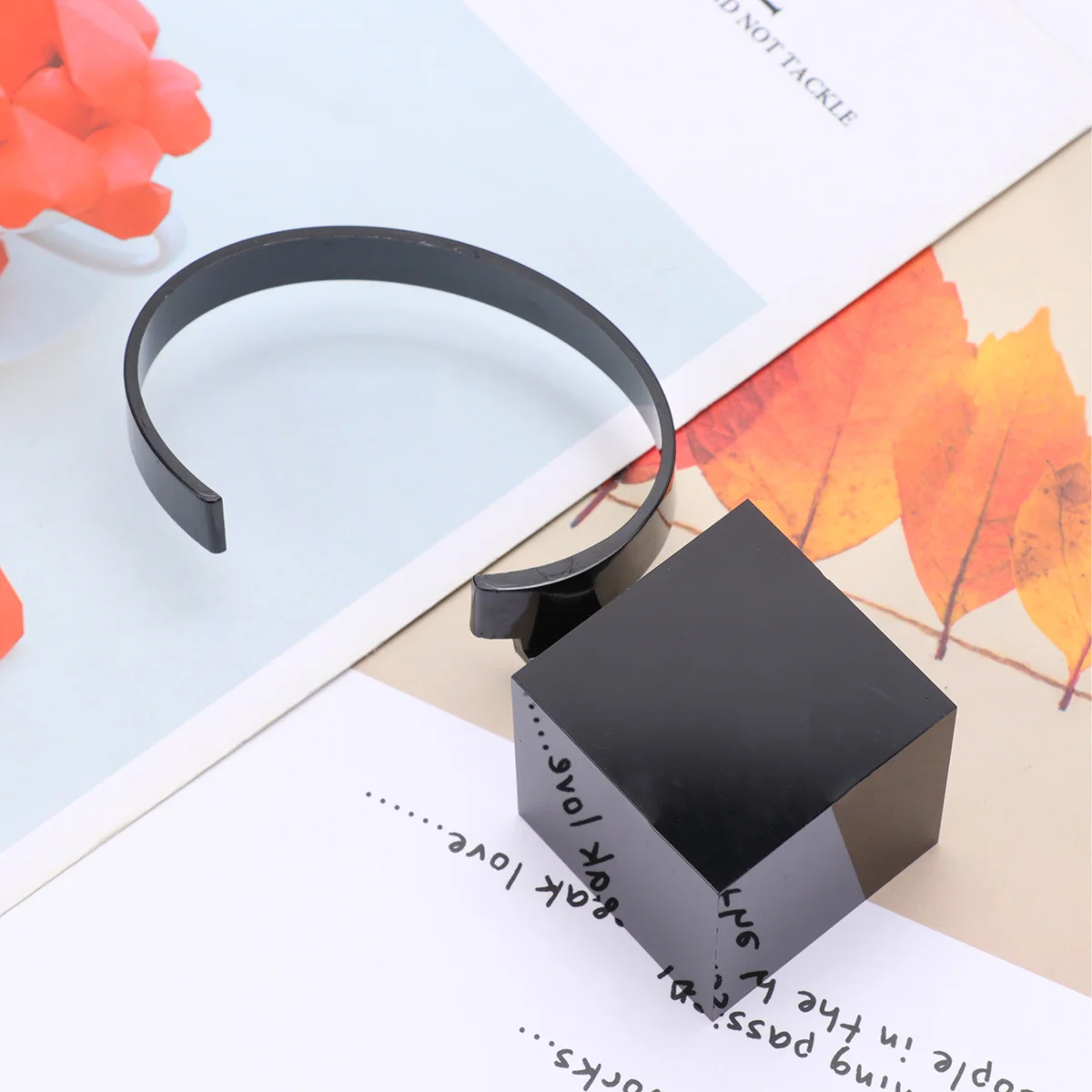 

1pc Watch Display Bangle Bracelet Bangle Display Stand Stand Storage Rack For Watches Organizer Bracelet Holder Holder (Black)