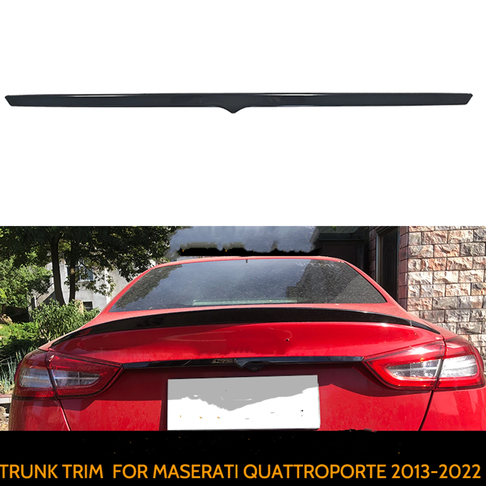 

Car Rear Trunk Tailgate Trim Strip For Maserati Quattroporte 2014-2022