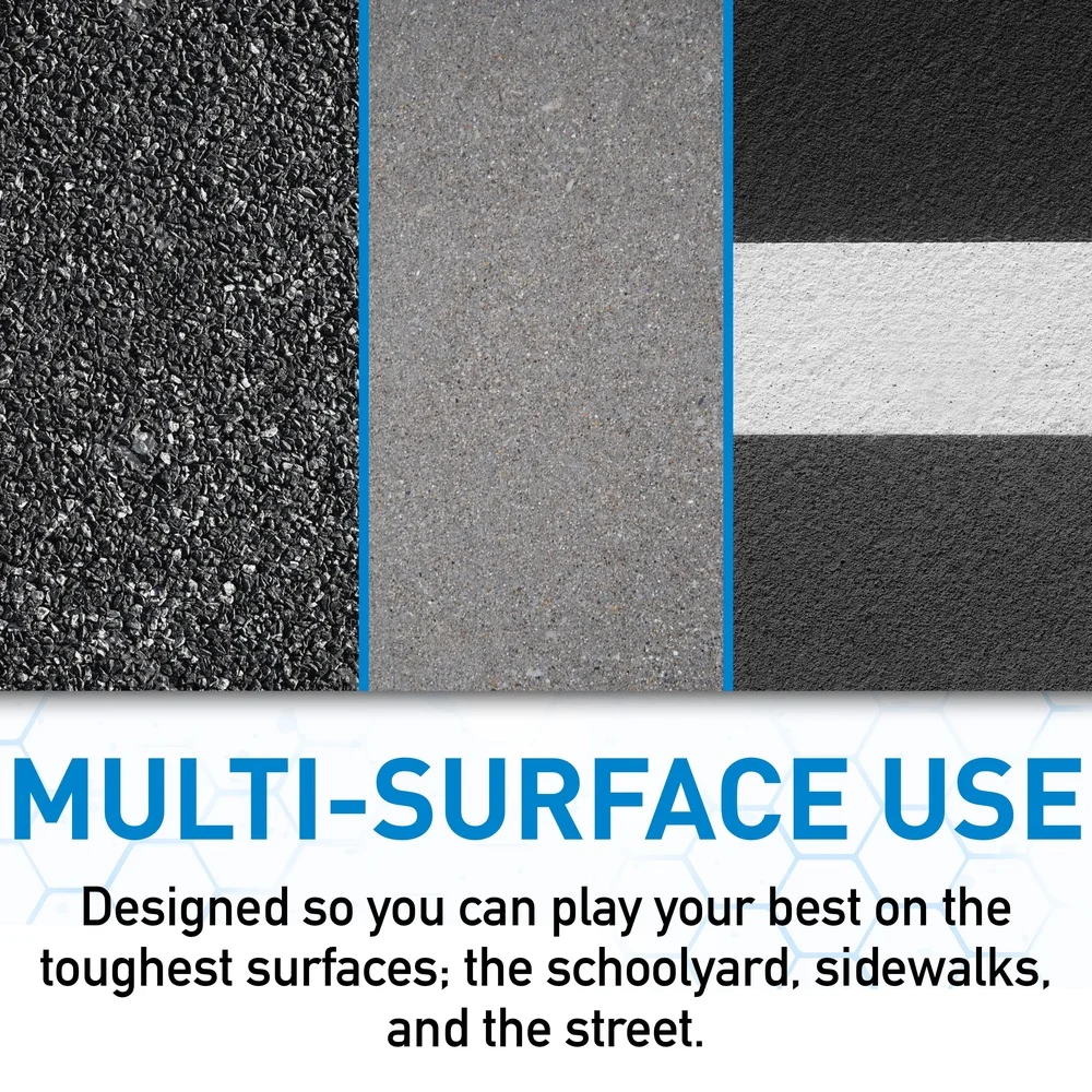 كرة السلة الرسمية من HARD COURT للاستخدام الداخلي والخارجي، متعددة الأسطح، مطاط متين 29.5 بوصة مع مضخة هواء، قبضة متقدمة تدوم طويلاً