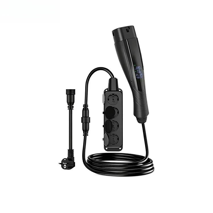 V2L Discharge & Charge 2-in-1 Portable EV Charger with 4kW Output, 3.5kW Charging, Digital Display, for Camping EV Charger