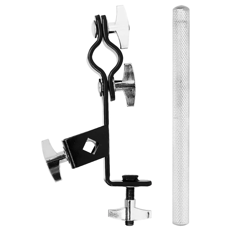 

LALA Cowbell Holder Clamp Bracket Drum Tambourine Support Clip Multi-Function Stand Expansion Clip For Percussion Instrument