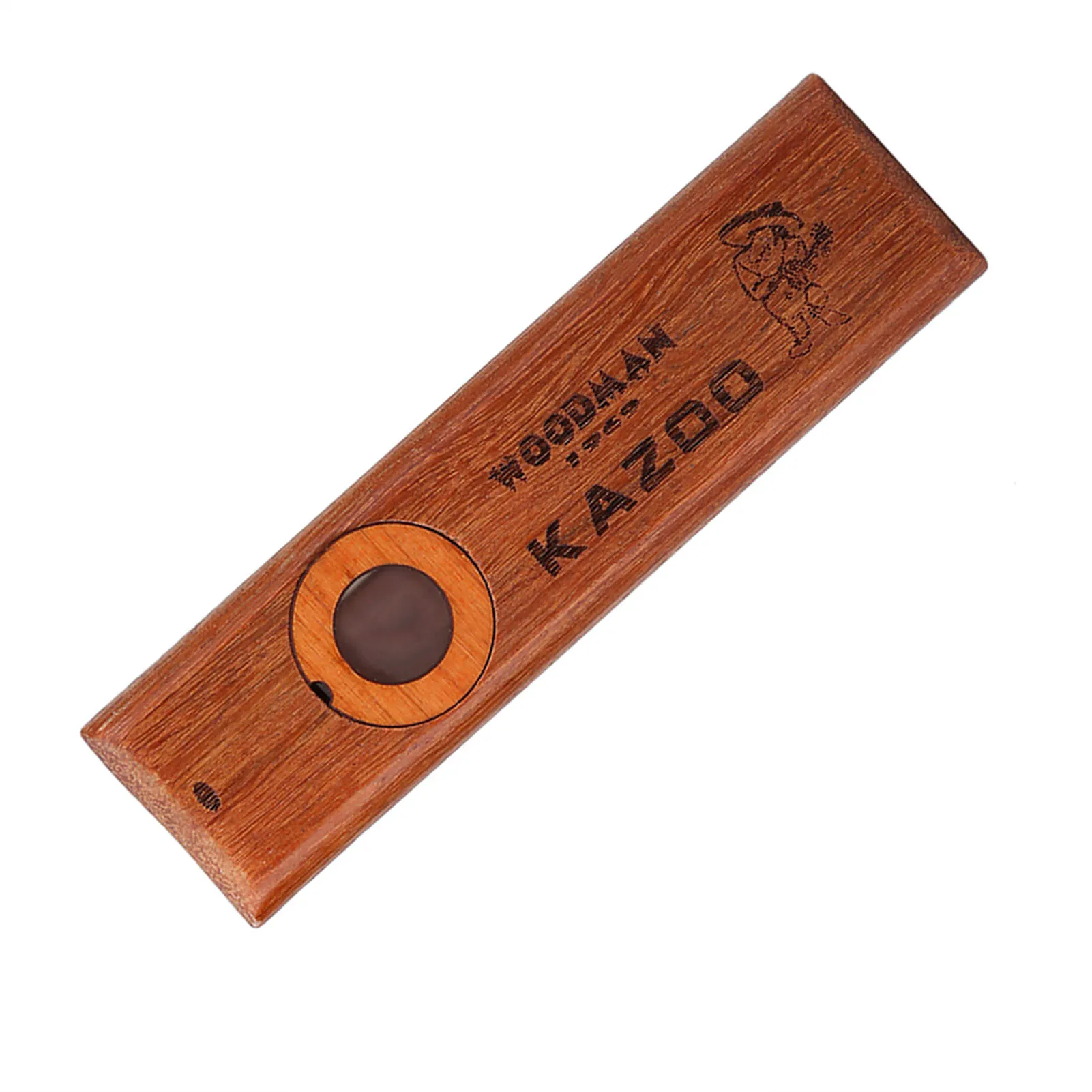 Wooden Kazoo Kazoo Vintage Wooden Kazoo Ukulele Guitar Partner Easy to Learn Musical Instrument