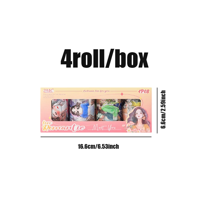 Mr.Paper Tender Years Series Boxed Tape stationery supplies tape sticker Children's Gifts  washi tape set masking tape