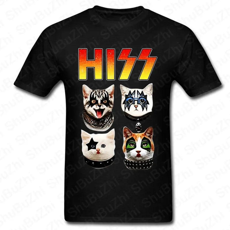 Camiseta de Kiss End of The Road Tour para hombre, ropa de calle informal de algodón, talla grande, banda de rock